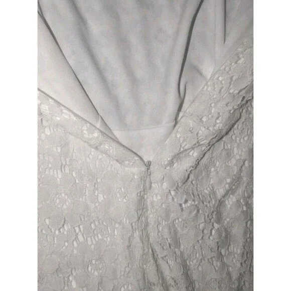 Lookbook Women’s Maxi Dress Size 12 Ivory 3/4 Sleeve Lace NEW with Tags - Picture 6 of 15